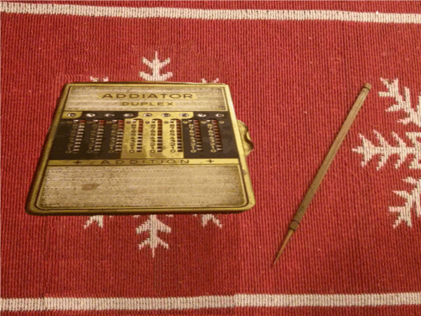 Addiator von beiden Seiten